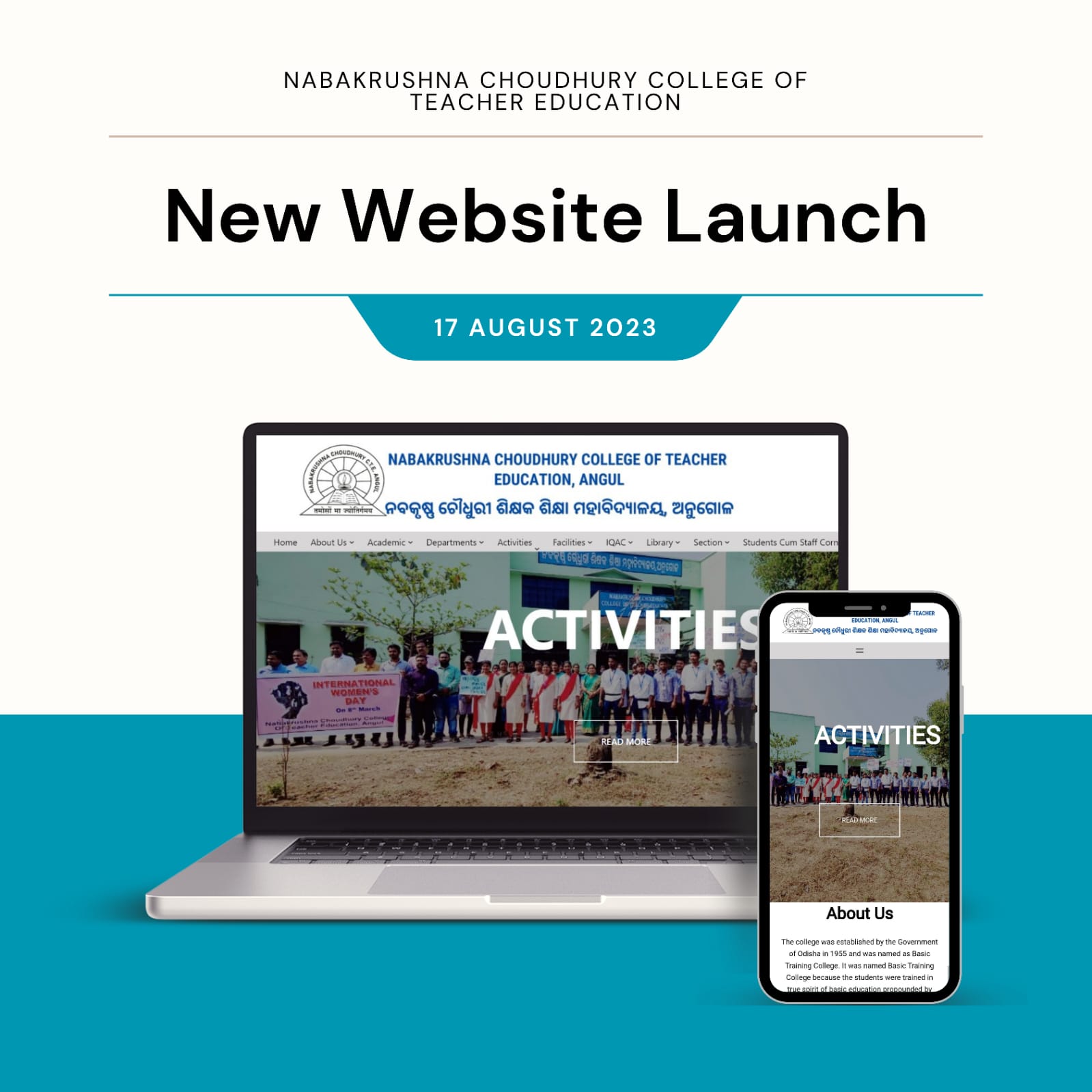 Launching of College Website